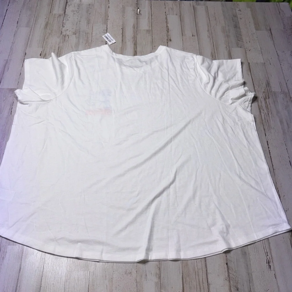 Old Navy Women’s Size 4x White Cotton (Rad Mom)- T-shirt NWT! - Picture 7 of 15